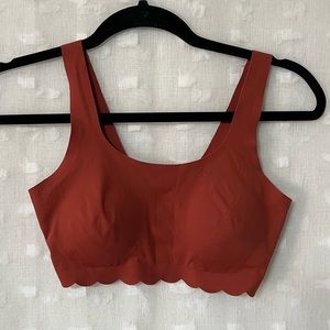 Scalloped Sports Bra